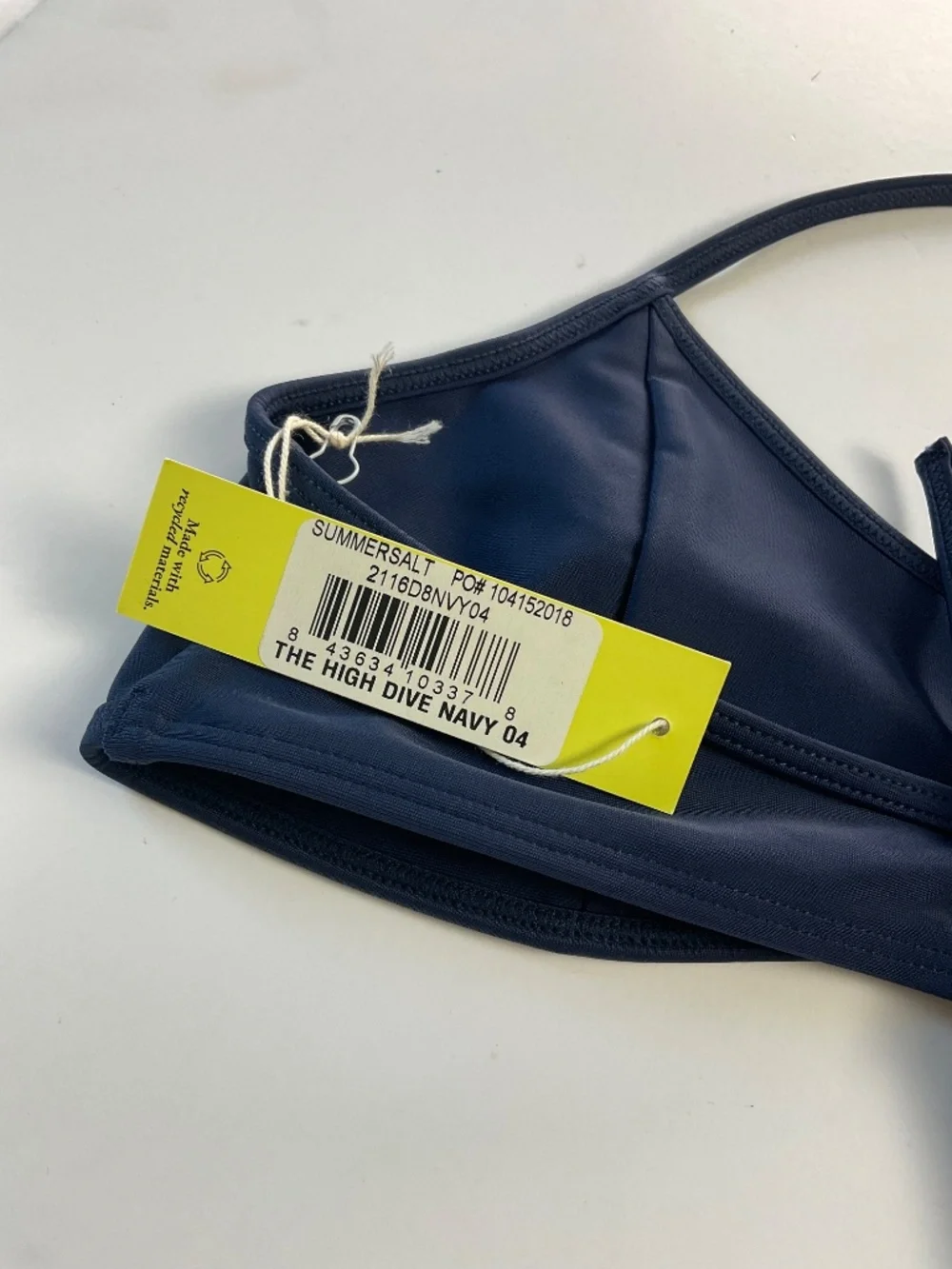 Summersalt The High Dive Bikini Top NWT